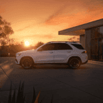 2027 Mercedes-Benz GLE SUV posed at a home