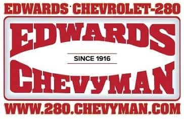 The Edwards Chevrolet 280 logo is shown.