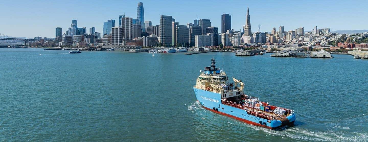 Ocean Cleanup vessel