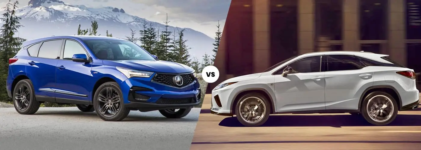 2021 Lexus RX 350 vs. 2021 Acura RDX Fisher Acura