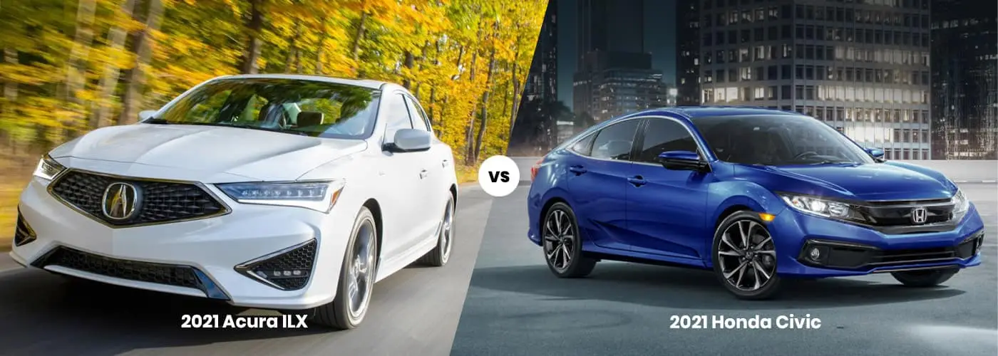 2021 Acura ILX vs. Honda Civic | Fisher Acura