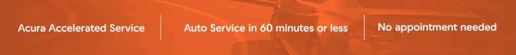 Fisher Acura Accelered Service Banner