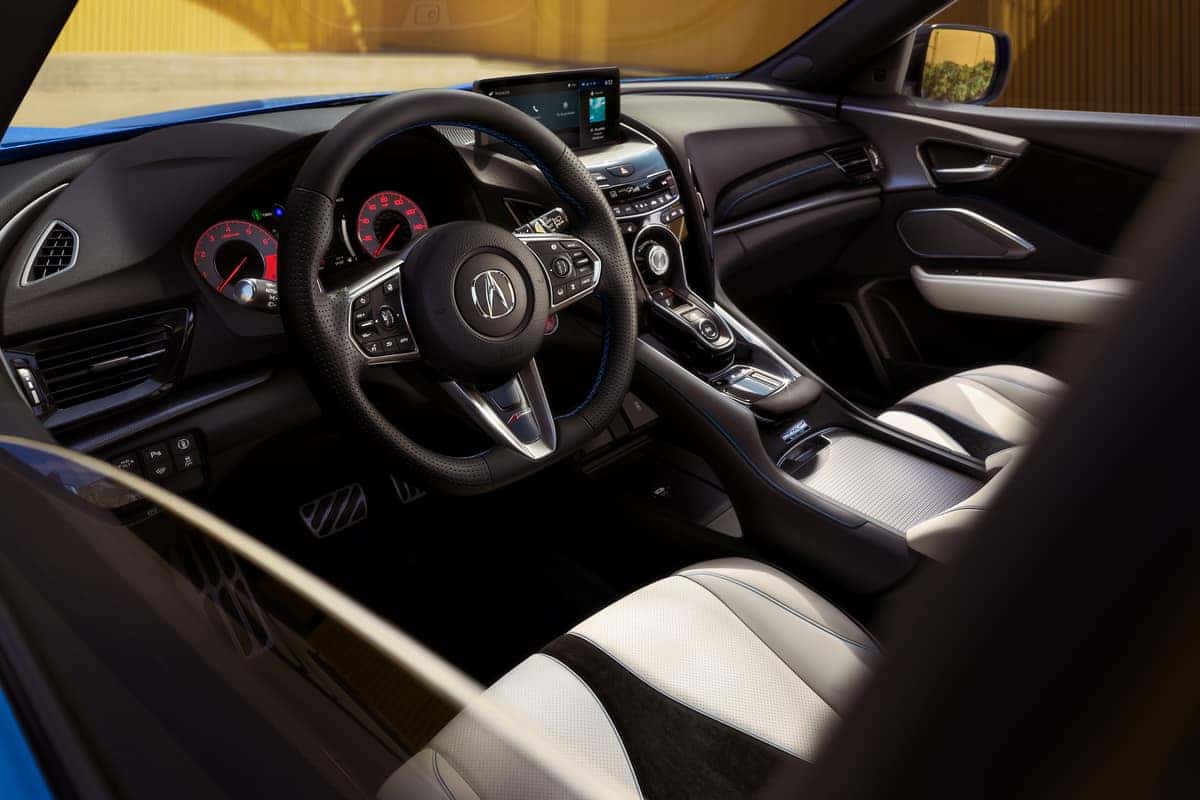 Interior view from the driver door of the dash of the 2026 Acura RDX