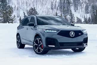 2025 MDX in the snow