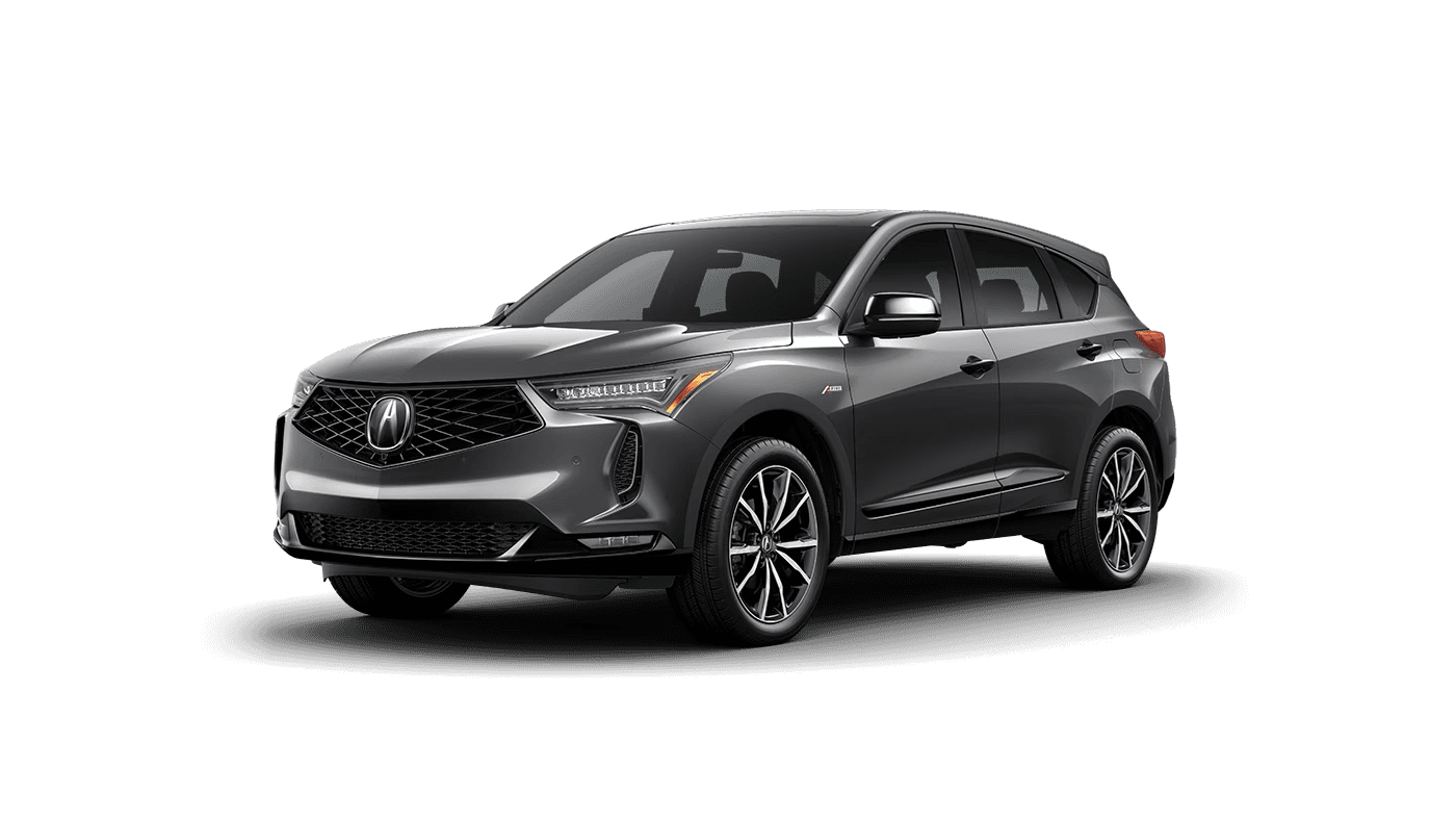 2026 Acura RDX A-Spec Advance in gray with sport styling, 20-inch alloy wheels, and premium exterior accents