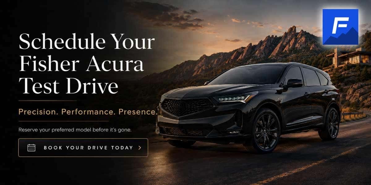 Schedule a Test Drive at Fisher Acura in Boulder, CO