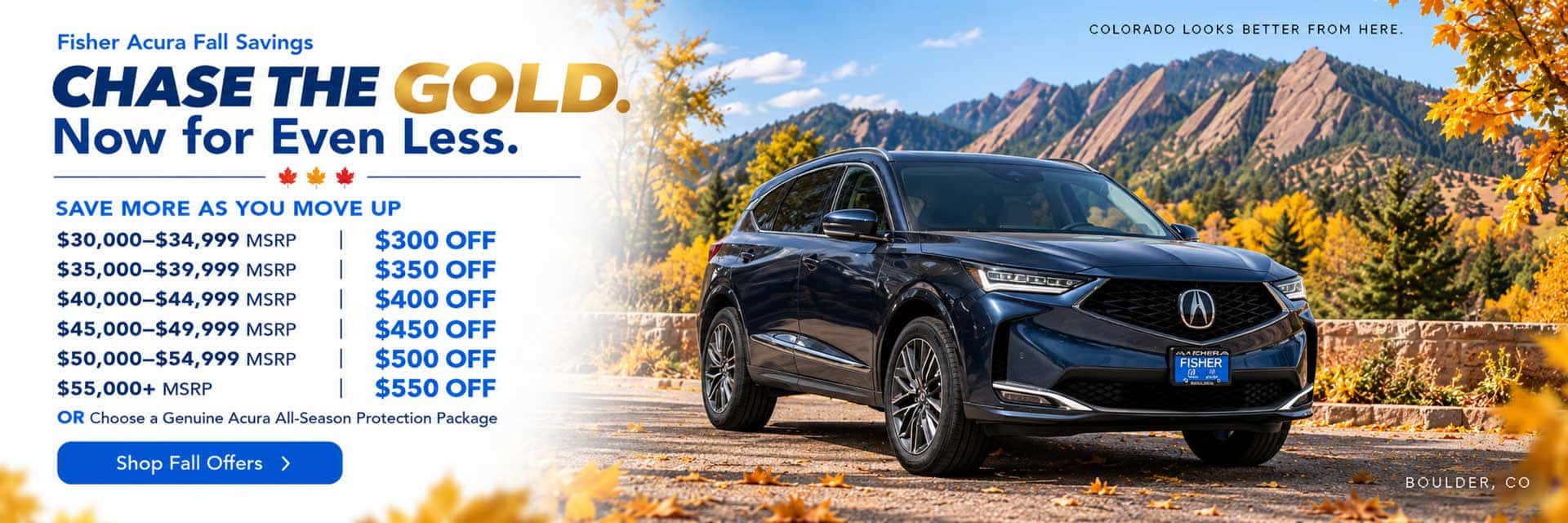 Boulder Dealership Specials