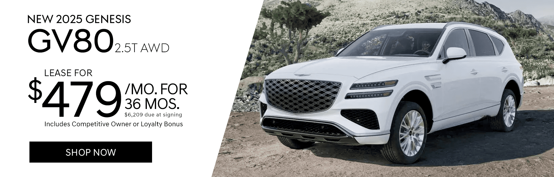 New 2025 Genesis GV80 2.5T AWD