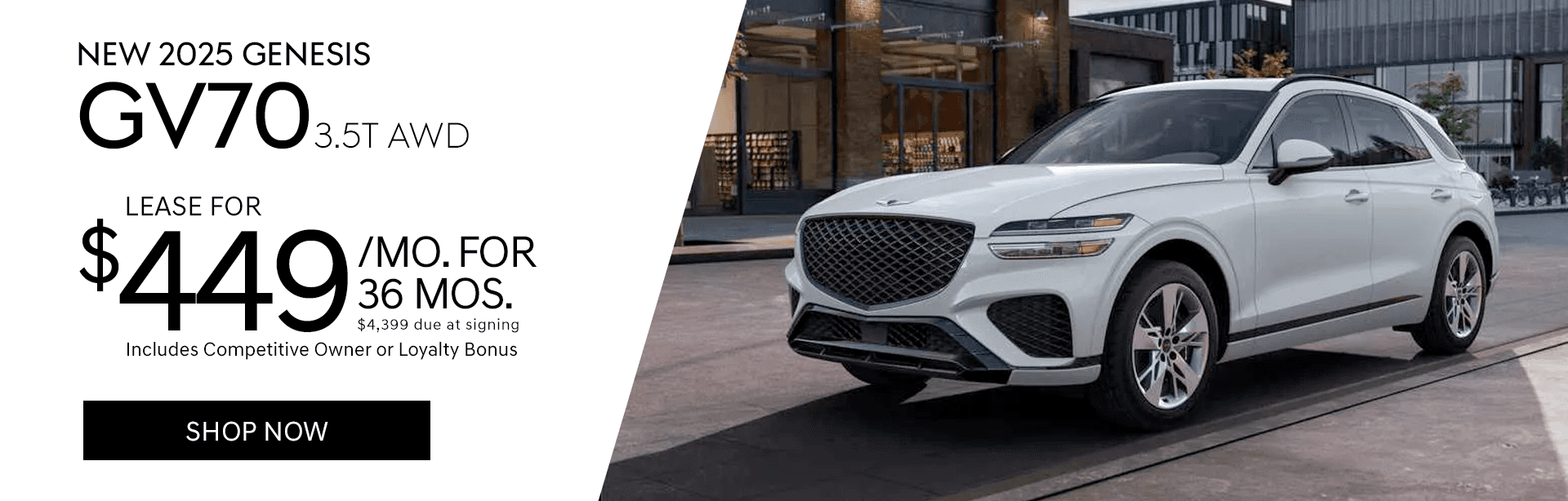 New 2025 Genesis GV70 3.5T AWD