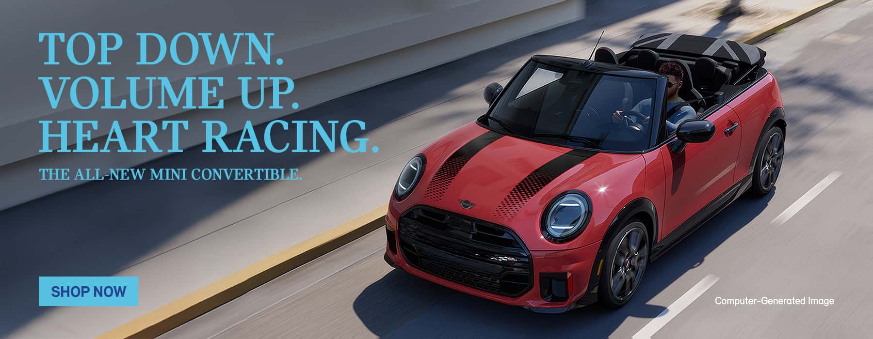 MINI Cooper Convertible heart racing image