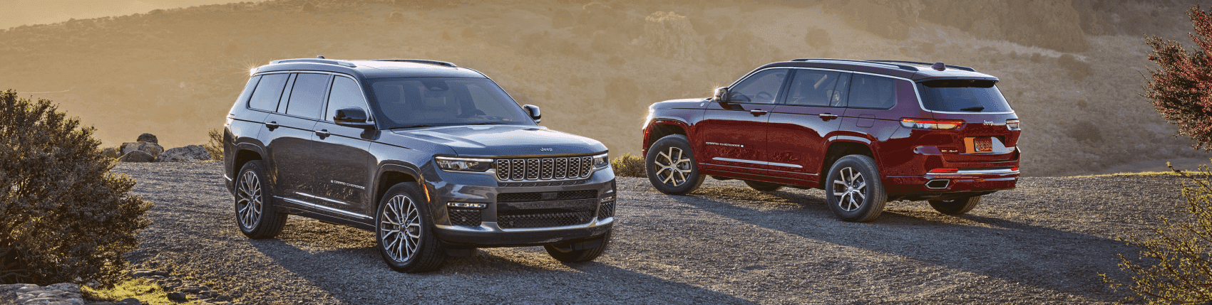 2021 Jeep Grand Cherokee Grey Red