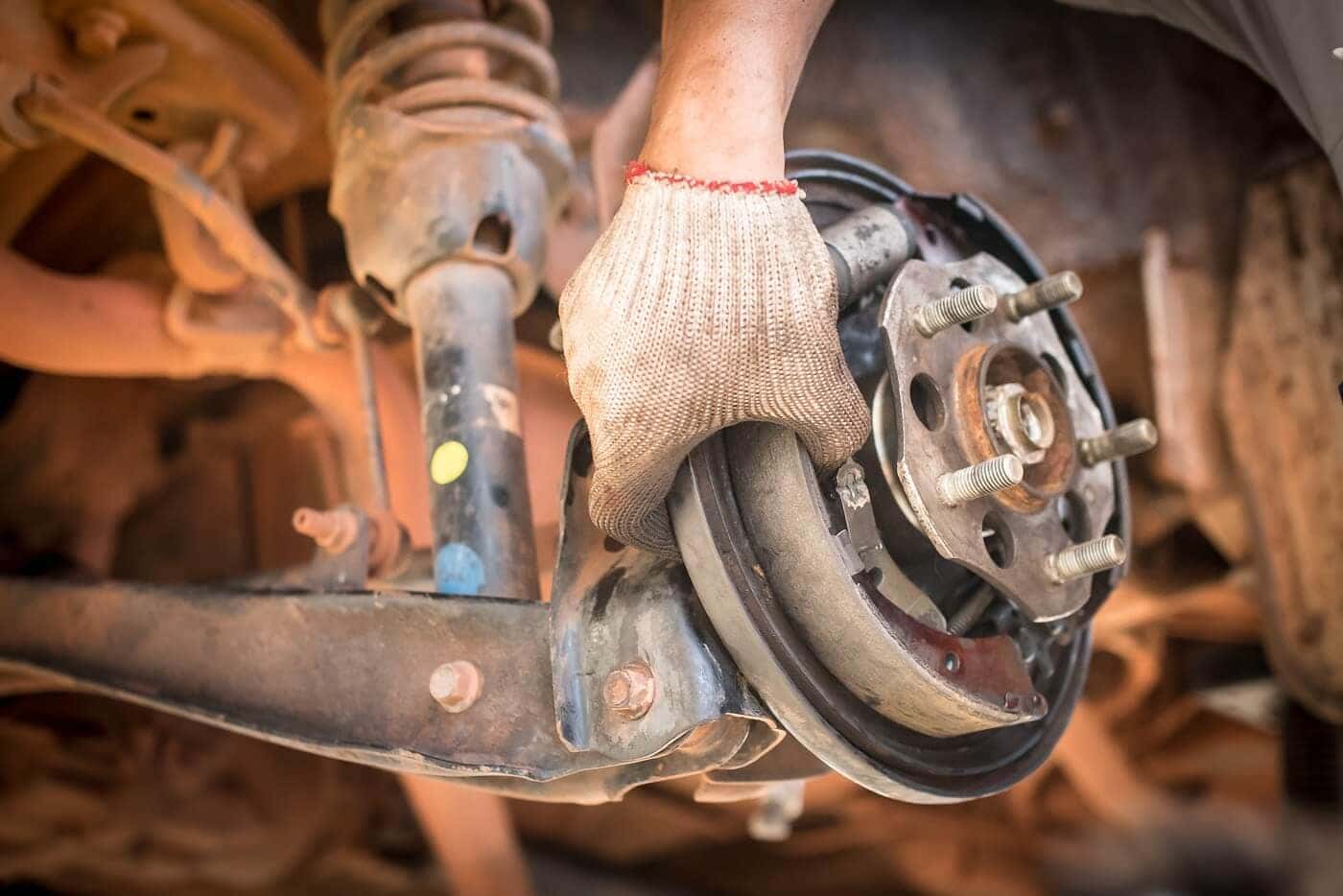 Rusted Brake Drum