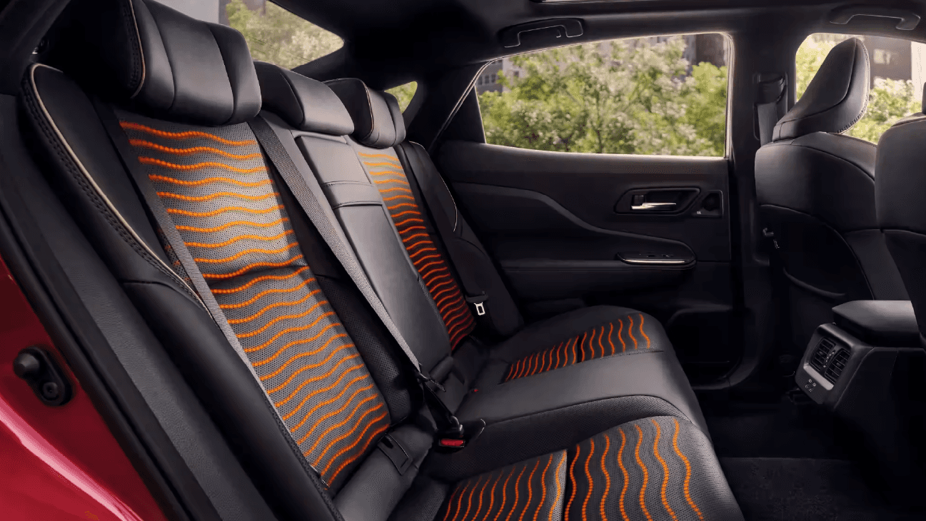 Heated rear seats in the 2023 Toyota Crown