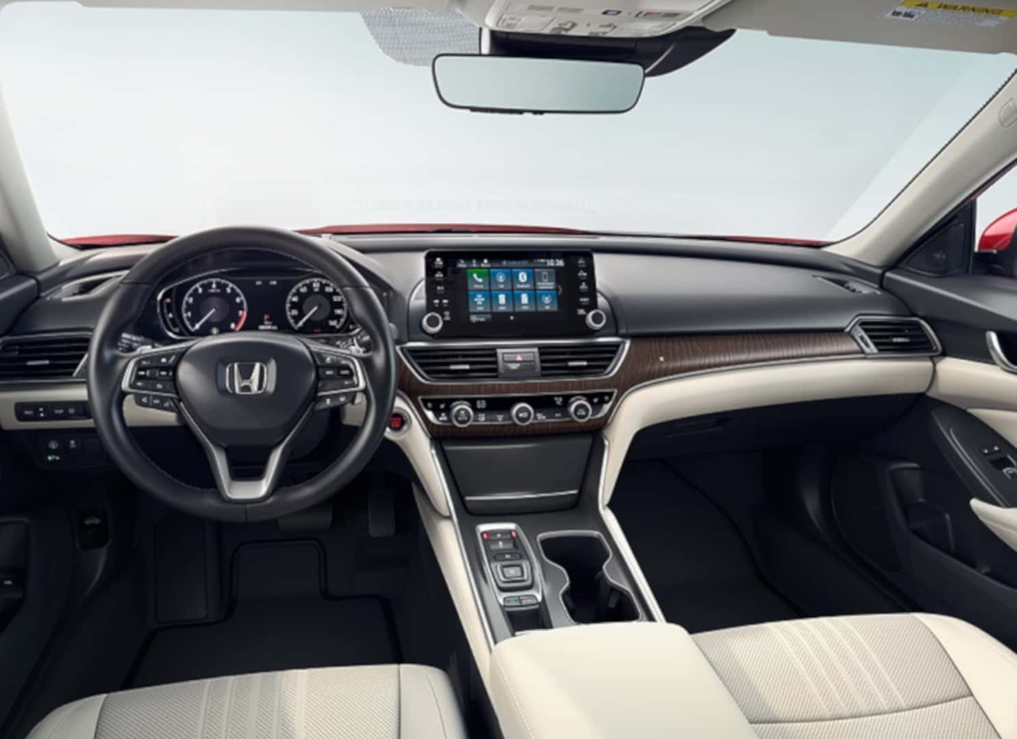 Touchscreen display inside the 2019 Honda Accord