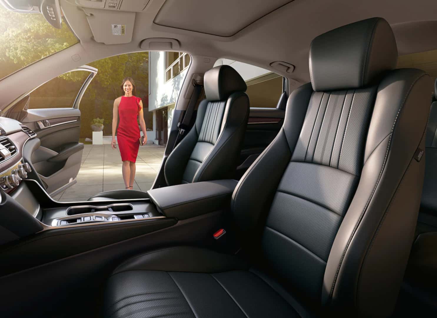 The 2019 Honda Accord has a sleek and comfortable interior