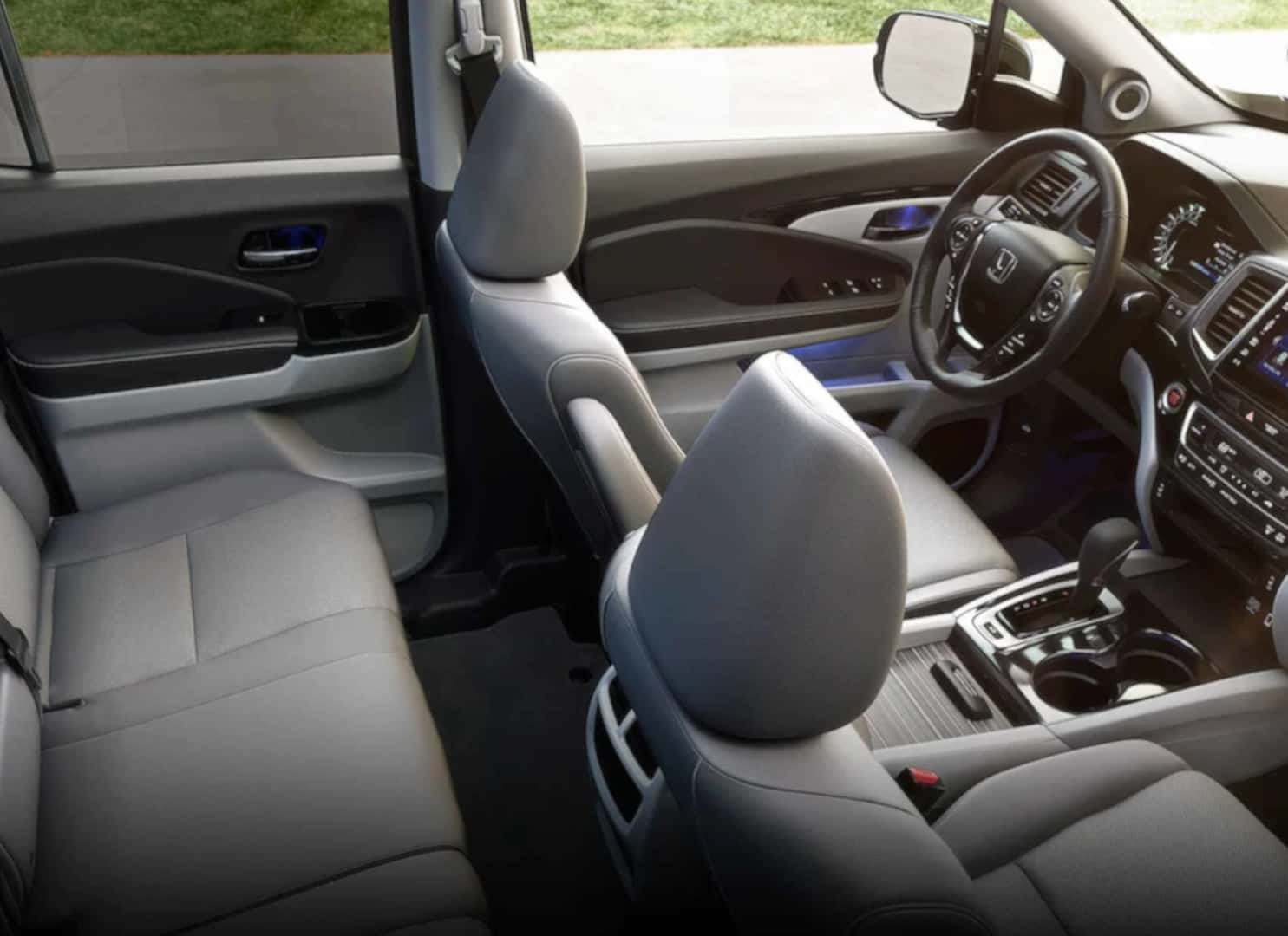 The spacious interior of the 2019 Honda Ridgeline