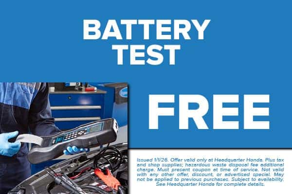 Free Battery Test