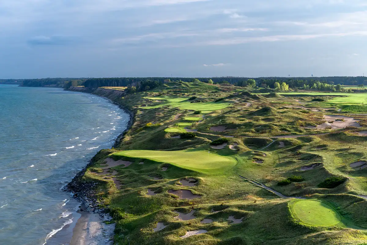 Scenic Wisconsin golf course view