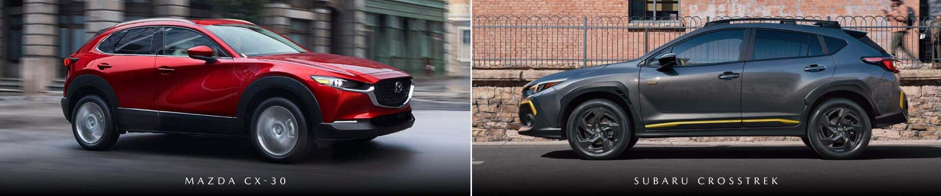 mazda cx-30 vs subaru crosstrek
