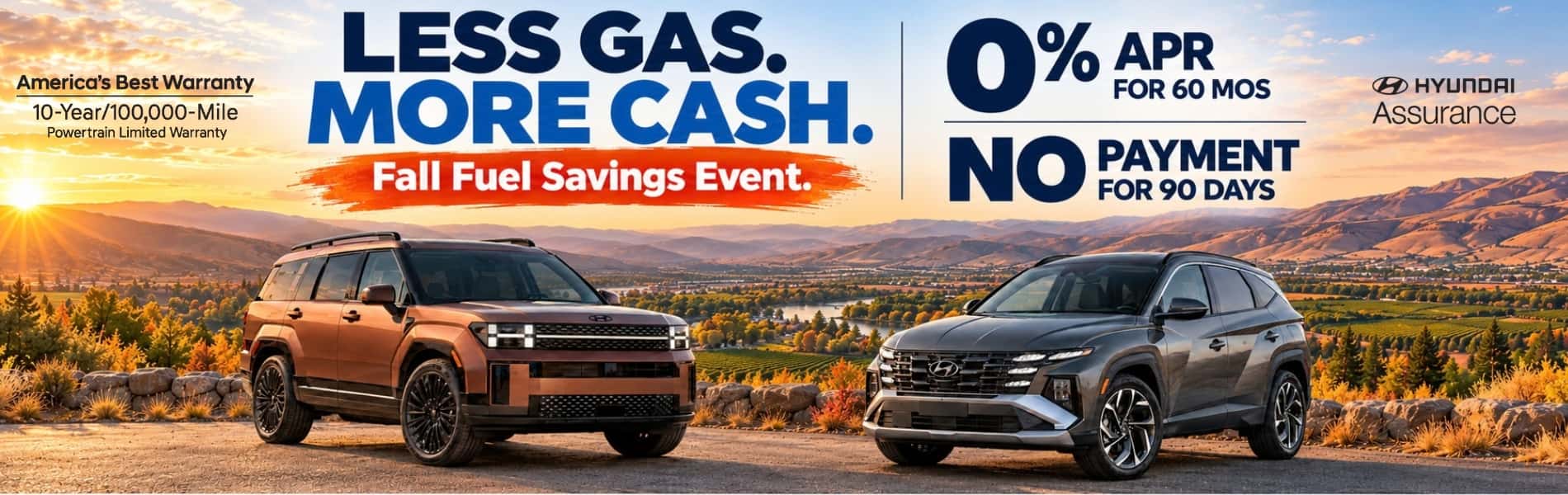 Santa Fe and Tucson Less Gas More Cash Sales Event