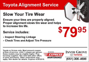 toyota alignment service coupon