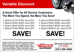 toyota coupon savings