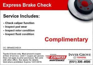 Toyota Service Specials Inver Grove Toyota Near St Paul Mn
