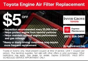 coupon-toyota-engine-air-filter-replacement