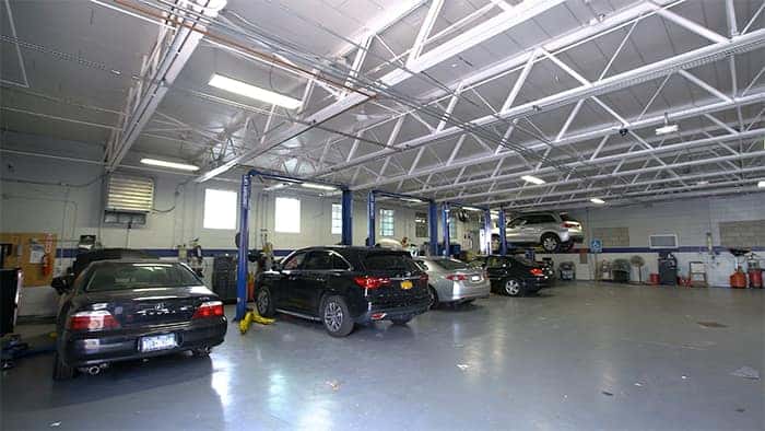 Island Acura service bays and repair facility