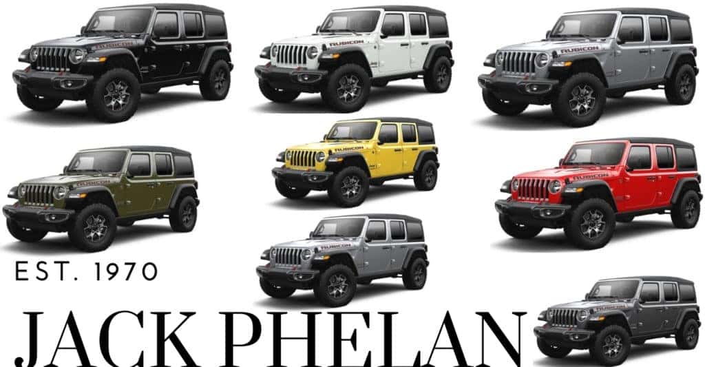 2021 JEEP WRANGLER COLORS