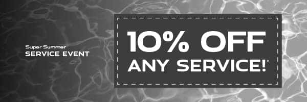 Super Summer Service Event | 10% off any service!