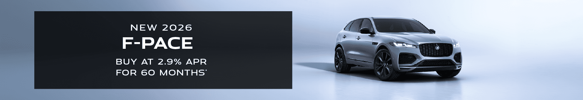 2026 Jaguar F-Pace: 2.9% APR for 60 months*