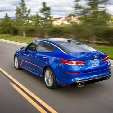 2019 Kia Optima driving along the road