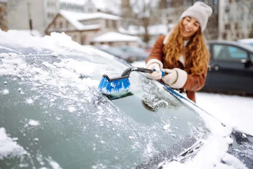 Wiper defrost