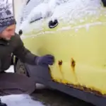 Road salt car damage