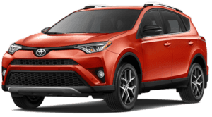 Orange 2018 Toyota RAV4