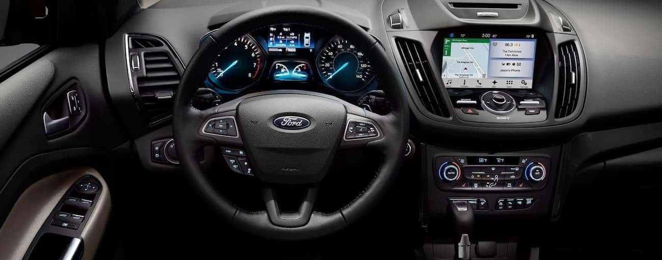 The high tech interior of the 2019 Ford Escape