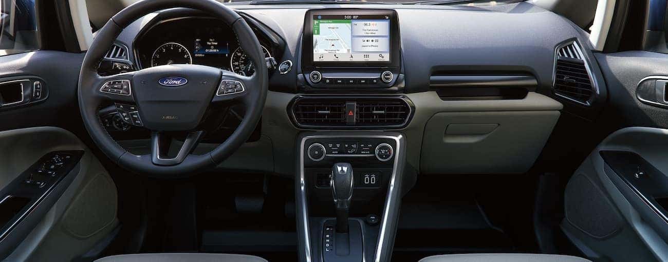 The interior of a 2019 Ford EcoSport