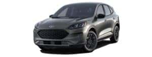 A gray 2020 Ford Escape is facing left.