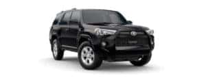 A black 2021 Toyota 4Runner is angled right.