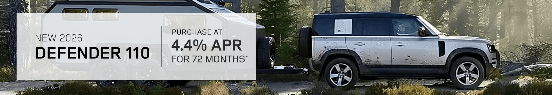 2026 Defender 110 : Buy at 4.4% APR for 72 months