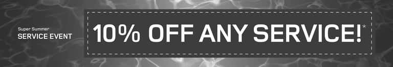 Super Summer Service Event | 10% off any service!