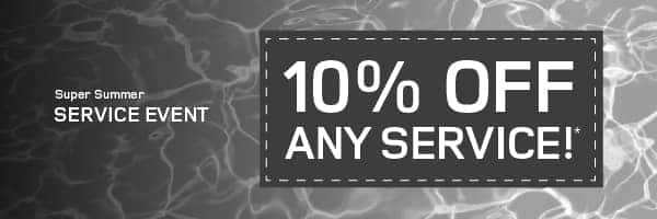 Super Summer Service Event | 10% off any service!