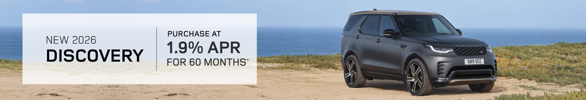 2026 Land Rover Discovery: 1.9% APR for 60 months*