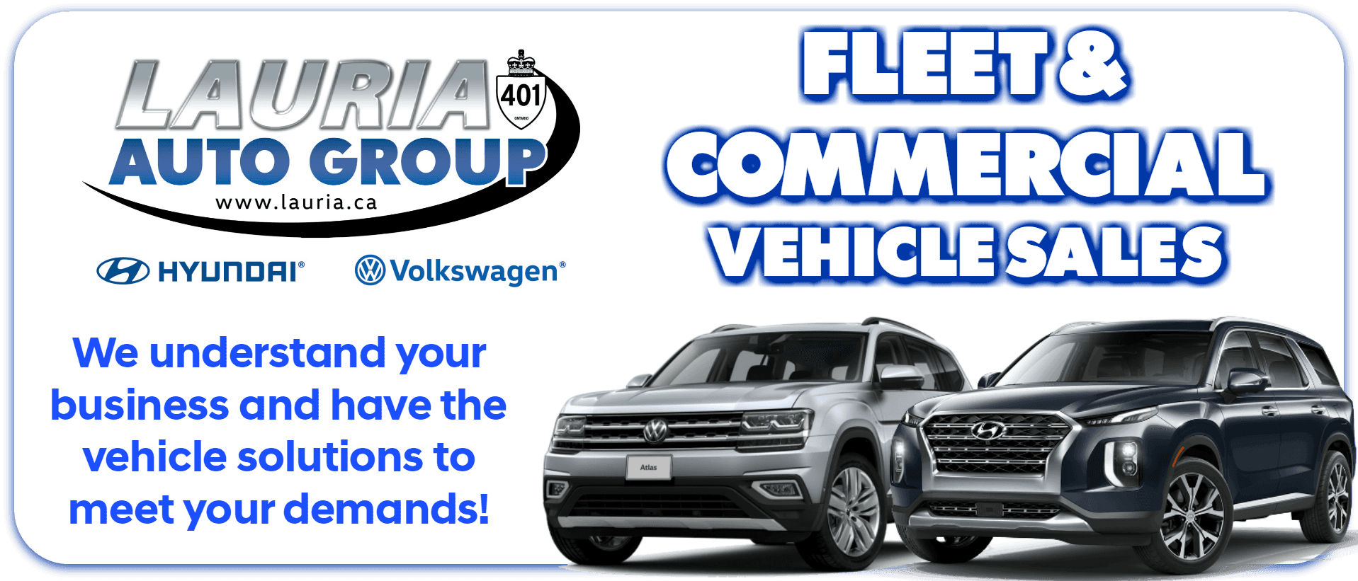 Fleet & Commercial Vehicle Sales Lauria Volkswagen