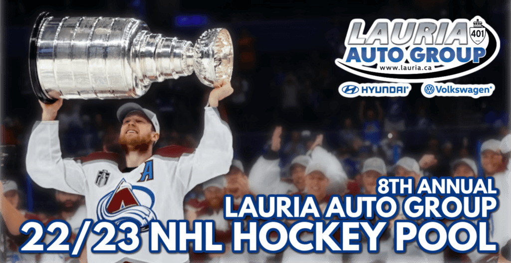 Lauria Auto Group 2022/2023 NHL Hockey Pool Lauria Volkswagen