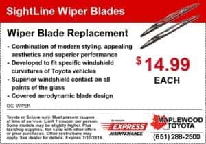 Toyota Wiper Blade Coupon
