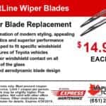 service coupon-toyota-sightline-wiper-blades