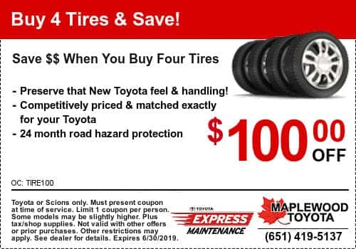 Maplewood Tire Car Care Center, Toyota Tire Coupon, Maplewood Tire Car Care Center