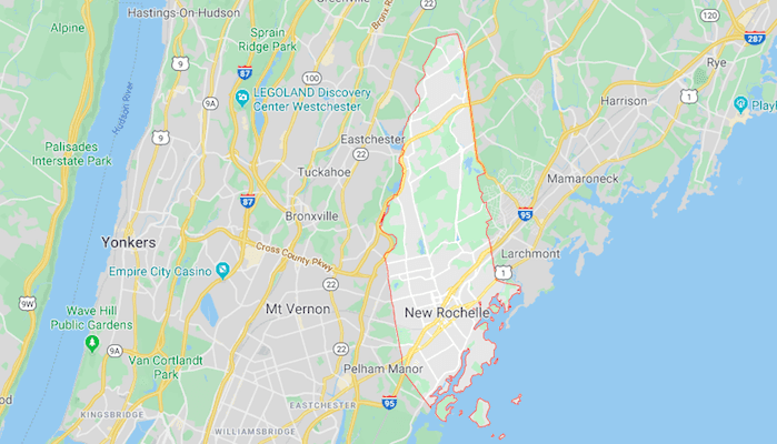 New Rochelle New York Map Where is New Rochelle, NY? | How to Get There | Westchester County